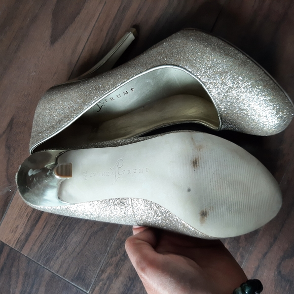Ivanka Trum glittery heels stilettos pumps - Picture 8 of 12